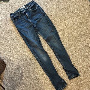 ba&sh blue gray skinny lady jeans designer denim - size 27